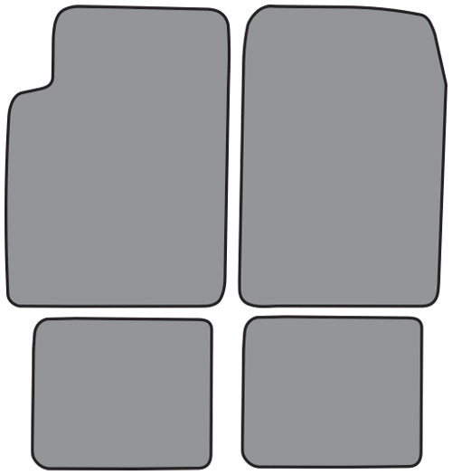 1987-1990 Ford Escort Floor Mat 4pc Cutpile (FO970F, FM18R)