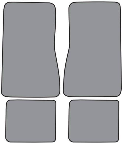 1973 Oldsmobile Omega Floor Mat 4pc Loop (FM273F, FM18R)