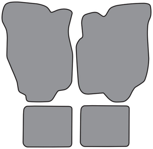 1984-1985 Chevrolet Citation II Floor Mat 4pc Cutpile (GM283F, FM18R)