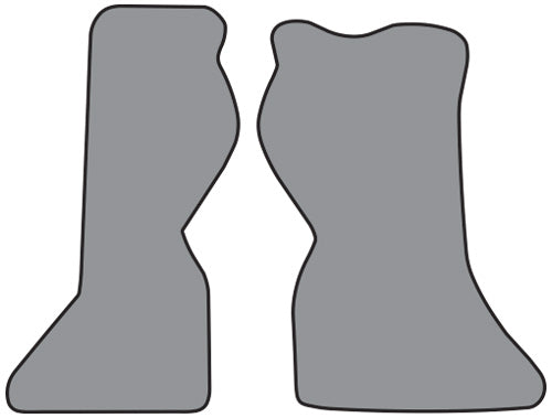 1979-1982 Chevrolet G10 Van Floor Mat Frt Row 2pc Cutpile (GM368F)