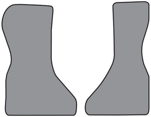 1983-1988 Chevrolet G10 Van Floor Mat Frt Row 2pc Cutpile (FM385F)