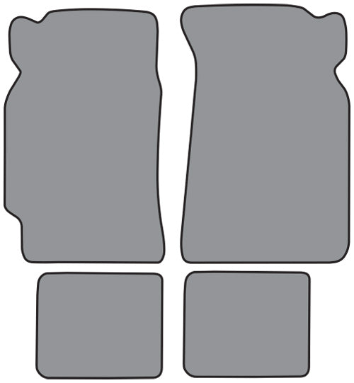 1982-1985 Honda Accord 5spd Floor Mat 4pc Cutpile (H523F, FM18R)