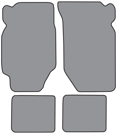 1982-1985 Honda Accord Auto Floor Mat 4pc Cutpile (H530F, FM18R)