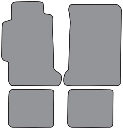 1990-1993 Honda Accord Floor Mat 4pc Cutpile (H665F, FM18R)