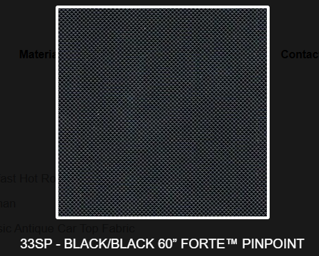 Vinyl Convertible Top, Glass Window, Pads 1983-1990 Ford Mustang