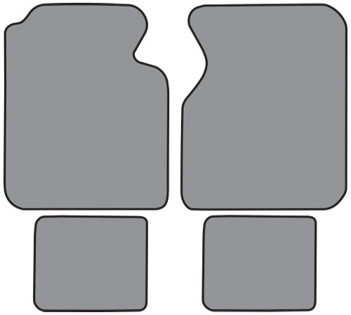 1961-1969 Lincoln Continental Floor Mat 4pc Loop (FM350F, FM18R)