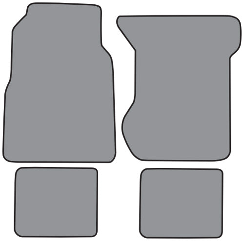 1974 Lincoln Continental Floor Mat 4pc Cutpile (FM352F, FM18R)