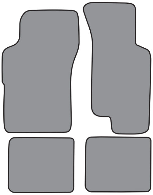 1986-1991 Mercury Sable Floor Mat 4pc Cutpile (ME623F, FM18R)