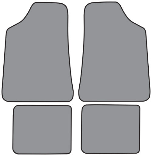 1983-1988 Mitsubishi Starion Floor Mat 4pc Cutpile (MI361F, FM18R)