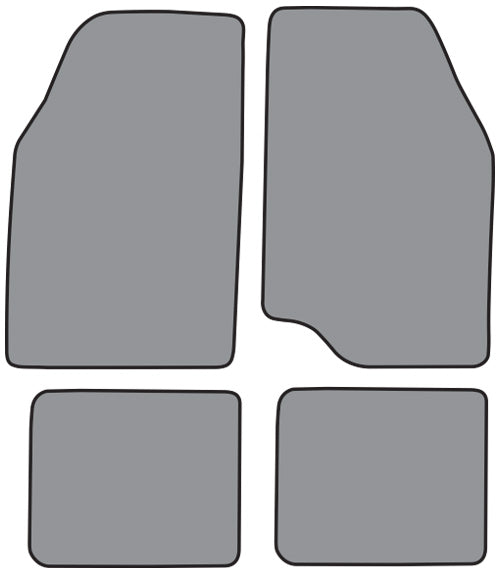 1989-1998 Mazda MPV Floor Mat 4pc Cutpile (MPV92F, FM18R)