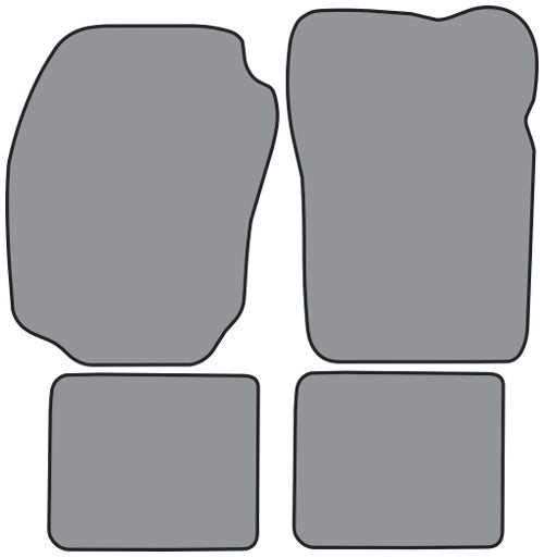1986 Nissan Stanza Floor Mat 4pc Cutpile (NI633F, FM18R)