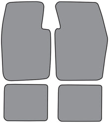 1970-1973 Plymouth Duster Floor Mat 4pc Loop (FM692F, FM18R)
