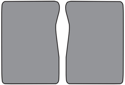 1987 Chevrolet R30 Reg Cab Floor Mat 2pc Cutpile (FM10F)