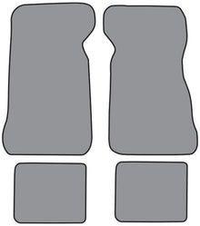 1974-1979 Ford Thunderbird Floor Mat 4pc Cutpile (FM217F, FM18R)