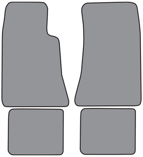 1976-1977 Toyota Celica Floor Mat 4pc Cutpile (TO413F, FM18R)