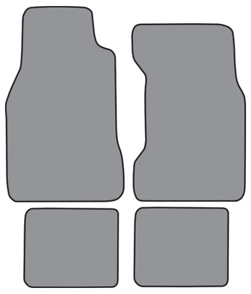 1984-1989 Toyota 4Runner Floor Mat 4pc Cutpile (TO551F, FM18R)