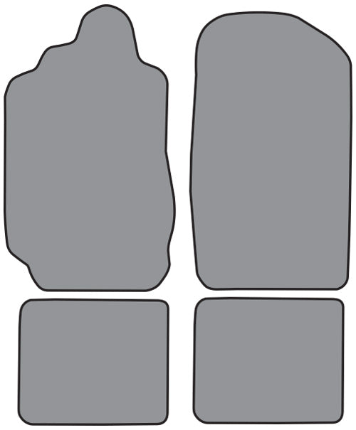 1986-1989 Toyota Supra Floor Mat 4pc Cutpile (TO653F, FM18R)