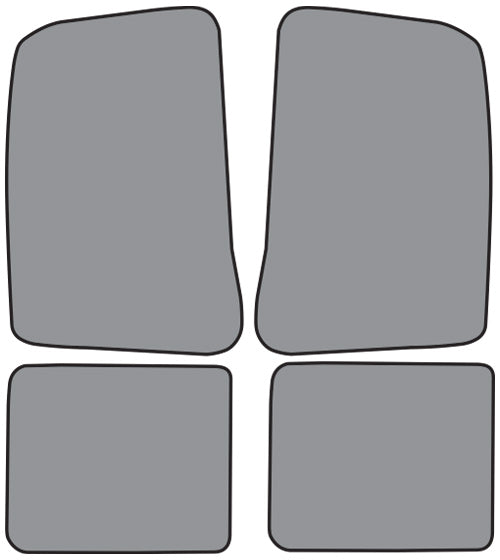 1975-1984 Volkswagen Scirocco Floor Mat 4pc Cutpile (VW376F, FM18R)