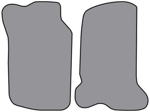 1980-1983 Volkswagen Rabbit Pickup Floor Mat 2pc Cutpile (VW459F)