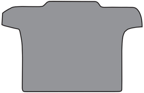 1999-2000 Chevrolet Corvette Hardtop Cargo Mat 1pc Cutpile (BP39)