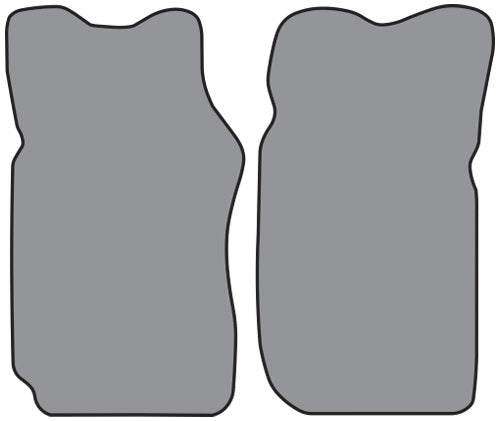 1983-1988 Toyota Tercel Floor Mat Frt Row 2pc Cutpile (TO364F)