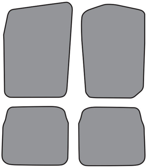 1983-1988 Toyota Camry Floor Mat 4pc Cutpile (P504, P504R)