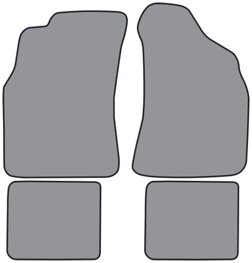1984-1988 Toyota Pickup Ext Cab Floor Mat 4pc Cutpile (FM201F, FM18R)