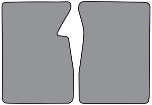 1974 Dodge W300 Pickup Floor Mat 2pc Cutpile (FM32F)