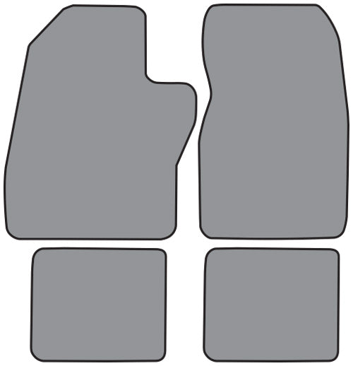 1988-1997 Ford F-250 Crew Cab Floor Mat 4pc Cutpile (FM276F, FM18R)