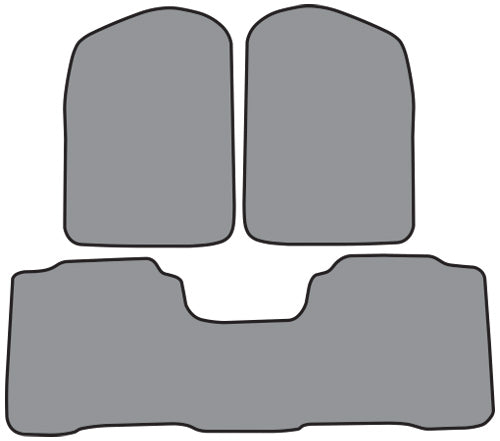 1995-1997 Honda Passport 2pc Frts & 1pc Rr Floor Mat Cutpile (P19, P19R)