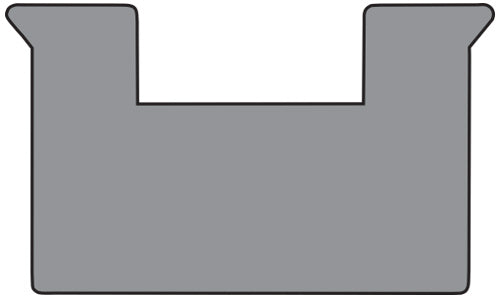 2001-2004 Chevrolet Corvette Z06 Cargo Mat 1pc Cutpile (BP283)