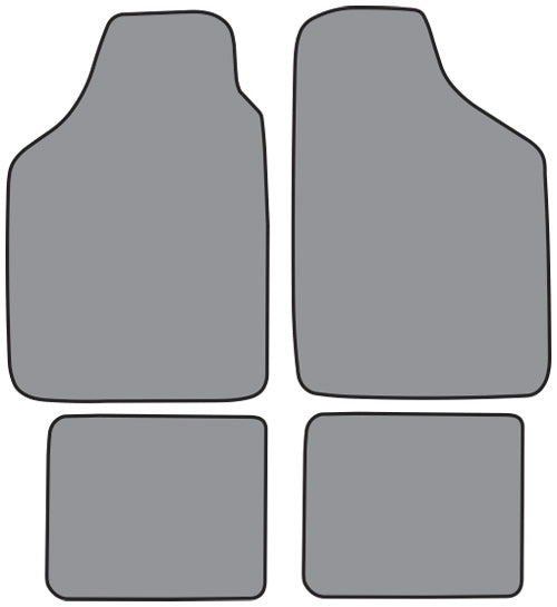 1989-1997 Geo Tracker Floor Mat 4pc Cutpile (P10F, FM18R)