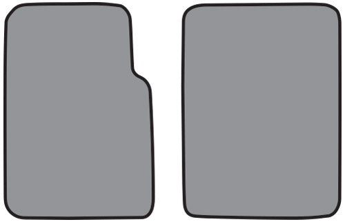 1997-2006 Jeep Wrangler Floor Mat Frt Row 2pc Cutpile (FM164F)
