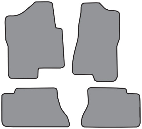 2007 Chevrolet Silverado 3500 Classic Crew Cab Floor Mat 4pc Cutpile (FM149F, FM308R)