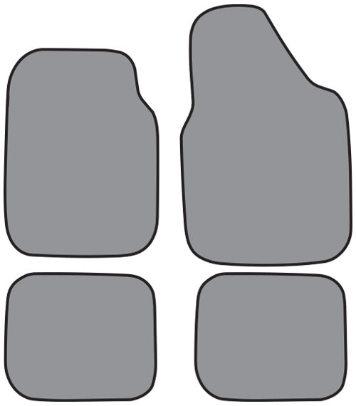 1965-1969 Chevrolet Corvair Floor Mat 4pc Loop (FM5018, FM5018R)
