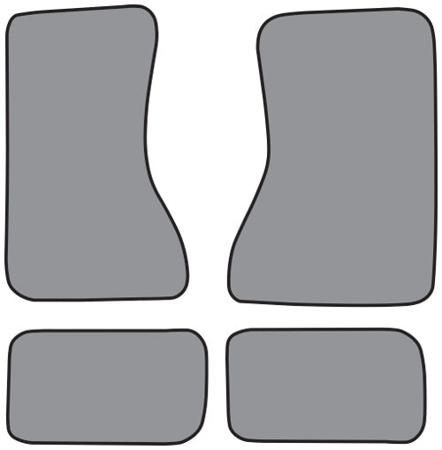 1968-1971 Mercury Montego Floor Mat 4pc Loop (A5055, A5055R)