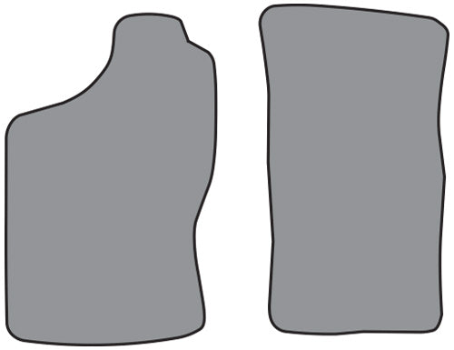1995-1997 Nissan Pickup Floor Mat 2pc Cutpile (A5092F)