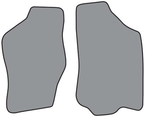 1979-1982 Nissan 210 Floor Mat Frt Row 2pc Cutpile (A5098F)