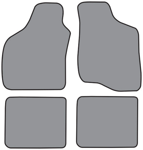 1987-1994 Mitsubishi Precis Floor Mat 4pc Cutpile (A5116F, FM18R)