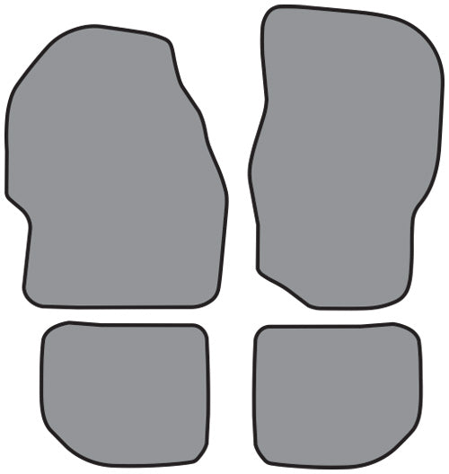 1978-1981 Chrysler Town & Country Floor Mat 4pc Cutpile (A5144, A5144R)