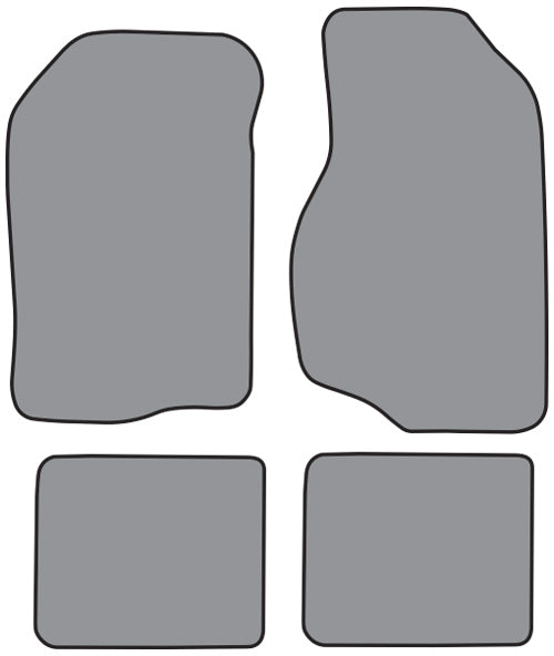 1982-1983 Dodge 400 2DR/4DR Floor Mat 4pc Cutpile (A5147F, FM18R)