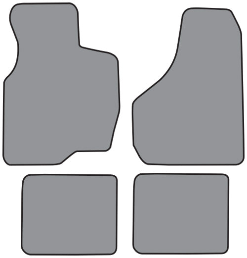 2000-2005 Ford Excursion Floor Mat 4pc Cutpile (A5286F, FM18R)