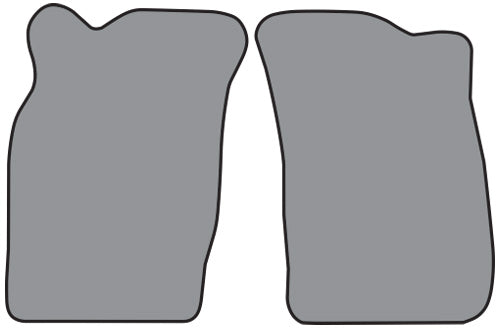1989-1990 Geo Metro Floor Mat Frt Row 2pc Cutpile (GM625F)