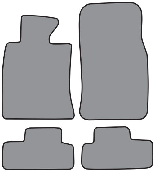 2007-2009 Mini Cooper Floor Mat 4pc Cutpile (P338, P338R)