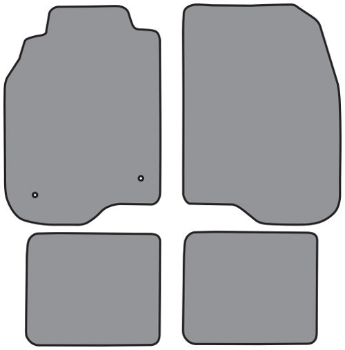 2008-2012 Chevrolet Malibu Floor Mat 4pc Cutpile (P510F, FM18R)
