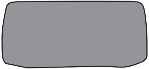 1969-1976 Triumph TR6 Trunk Area Floor Mat 1pc Cutpile (P9556)