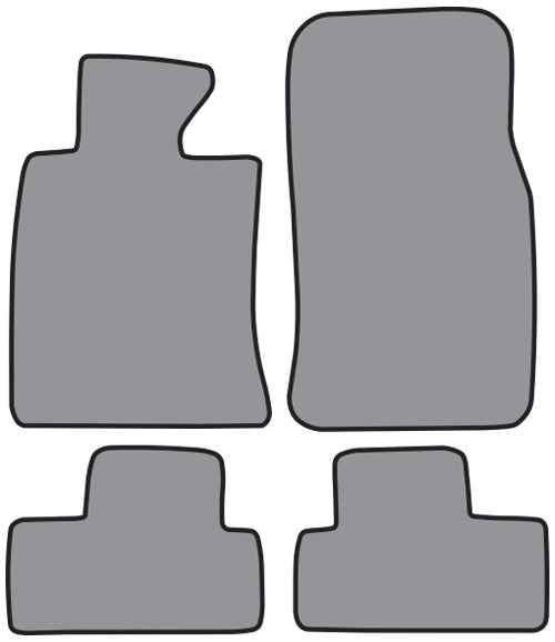 2002-2006 Mini Cooper Floor Mat 4pc Cutpile (P338, P338R-2)