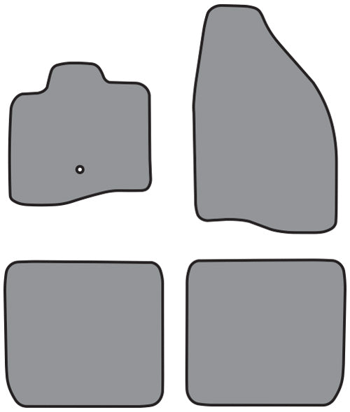 2005-2007 Mercury Montego Floor Mat 4pc Cutpile (P519, P519R)