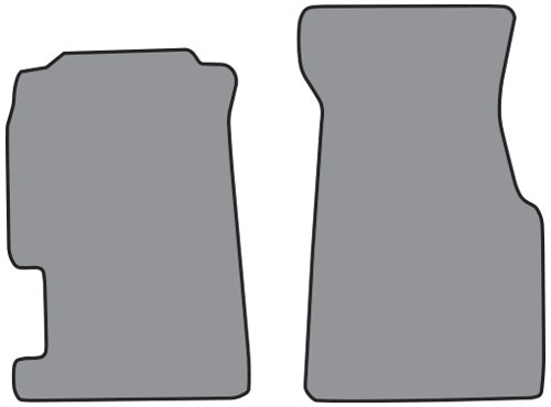 1995-1997 Honda Civic del Sol Floor Mat 2pc Cutpile (P521F)