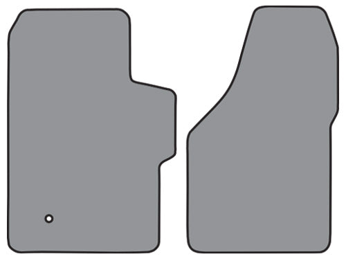 1999-2007 Ford F-250 Super Duty Crew Cab Floor Mat Frt Row 2pc Cutpile (FM300F)